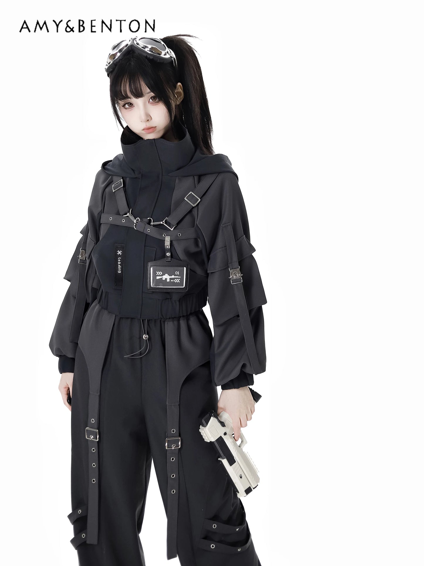 Falda Techwear Táctica Femenina