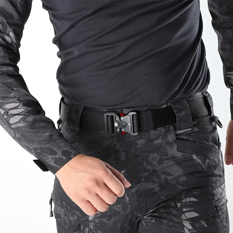 Cinturón Táctico De Nylon Premium