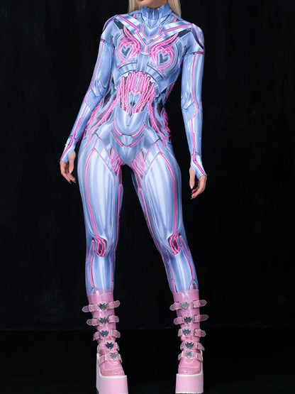 Mono Techwear Estampado Exoesqueleto