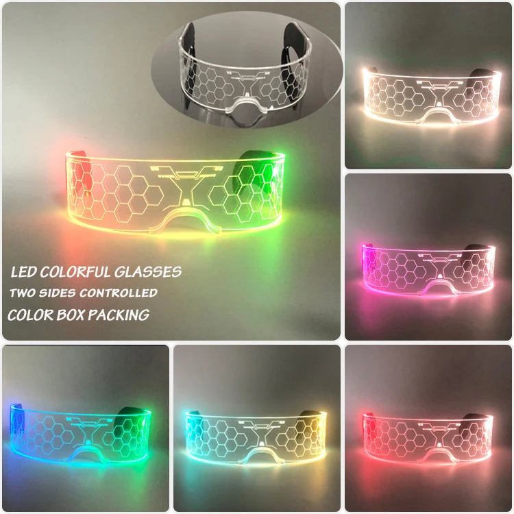Gafas Led Estilo Cyberpunk
