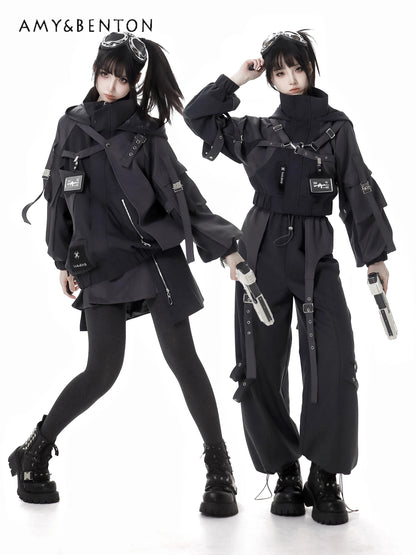 Falda Techwear Táctica Femenina