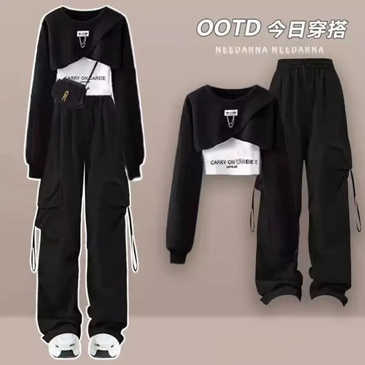 Pantalón Multibolsillo Ligero Negro