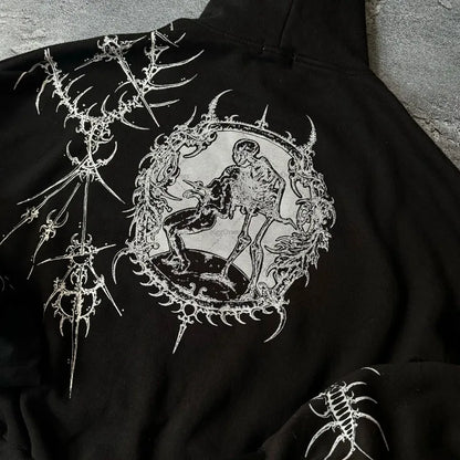 Sudadera Con Estampado Y Gorra
