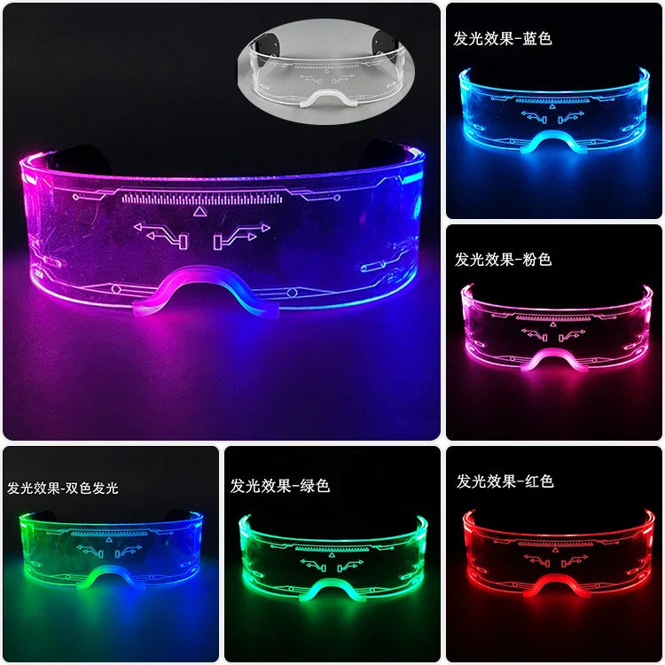 Gafas Led Estilo Cyberpunk