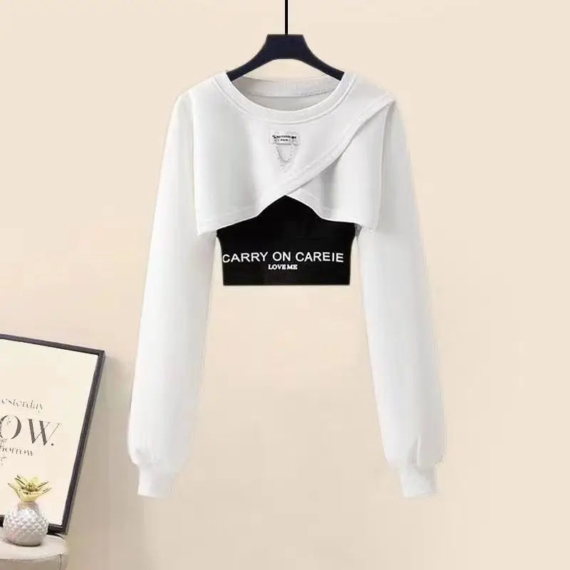 Top Corte Cruzado Manga Larga Techwear