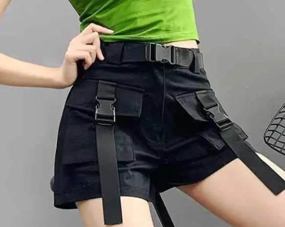 Pantalón Táctico Multibolsillos Con Cintas