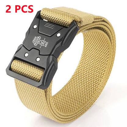 Cinturón Techwear Táctico Multifunción De Nylon Premium