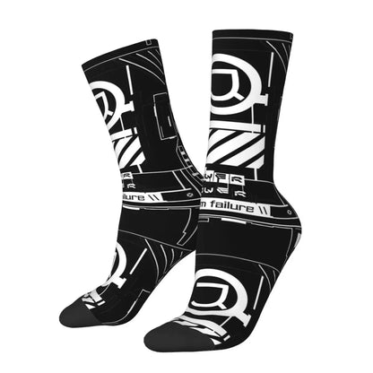 Calcetines Cyberpunk Microchip Techwear