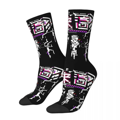 Calcetines Cyberpunk Microchip Techwear