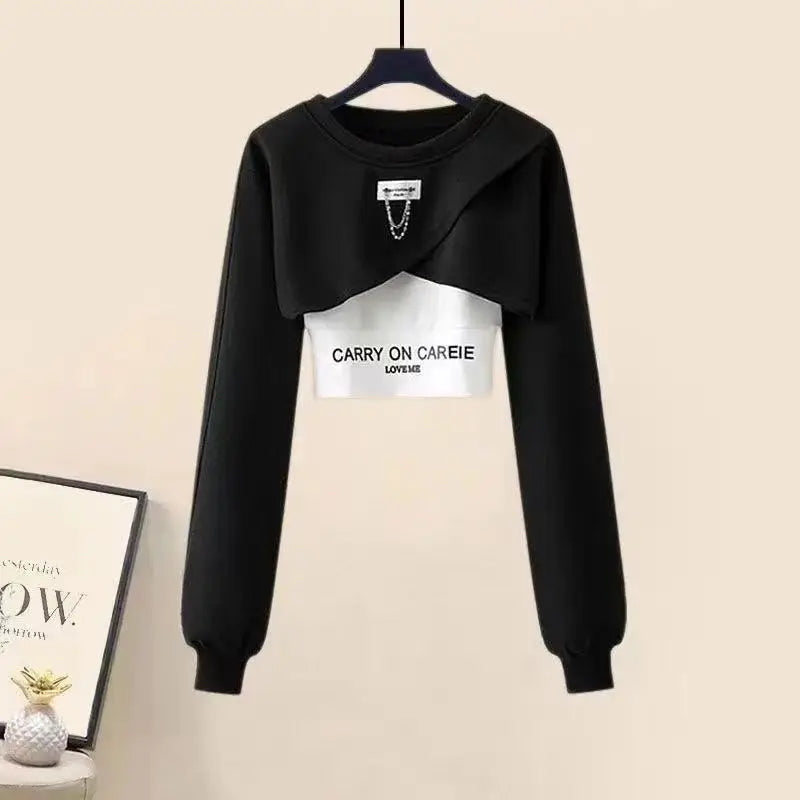 Top Corte Cruzado Manga Larga Techwear