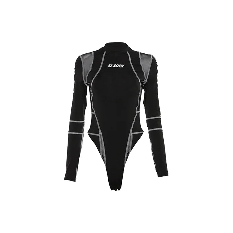 Body Techwear De Manga Larga