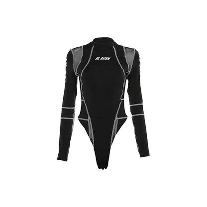Body Techwear De Manga Larga