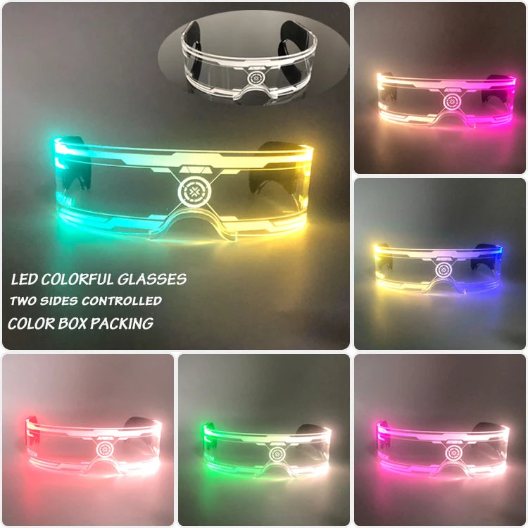 Gafas Led Estilo Cyberpunk