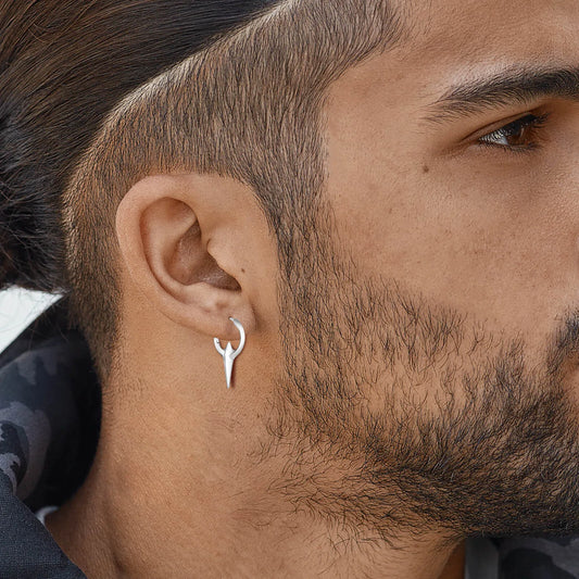 Pendiente Plateado Vnox