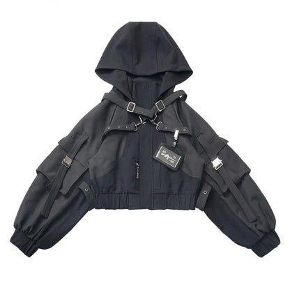Chaqueta Techwear Tactica Femenina