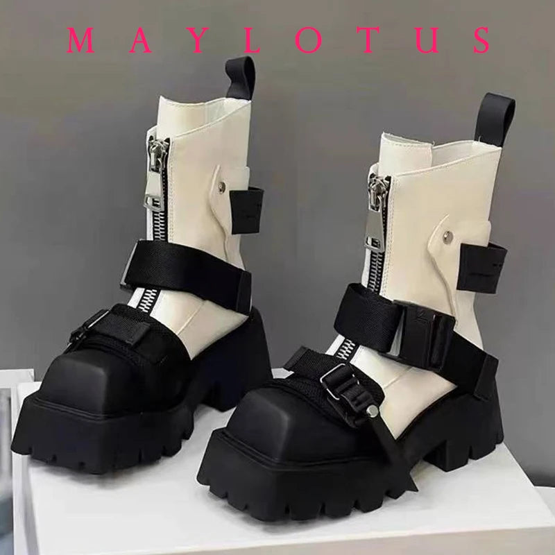 Botas Techwear Con Plataforma