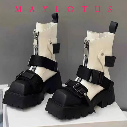 Botas Techwear Con Plataforma