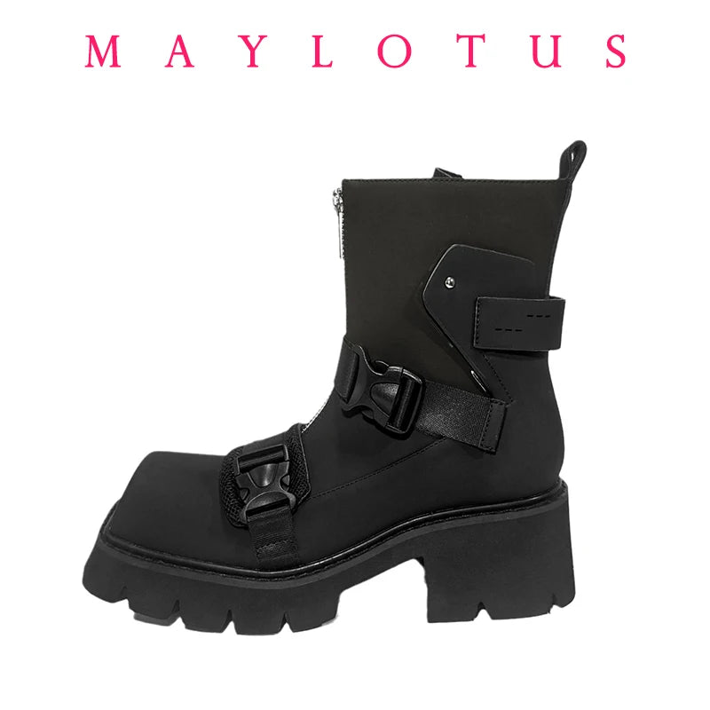 Botas Techwear Con Plataforma