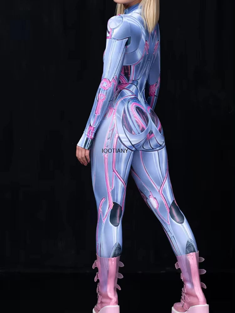 Mono Techwear Estampado Exoesqueleto