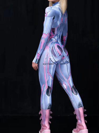 Mono Techwear Estampado Exoesqueleto