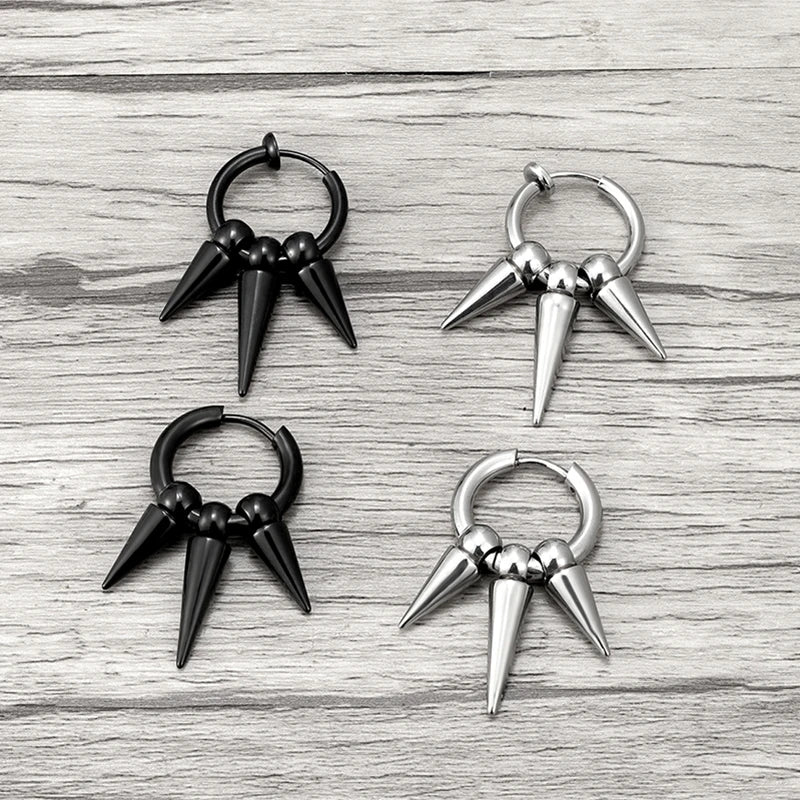 Pendiente Triple Punta Techwear