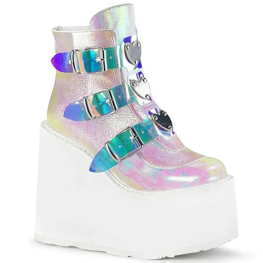 Botas De Tacón Y Plataforma Techwear