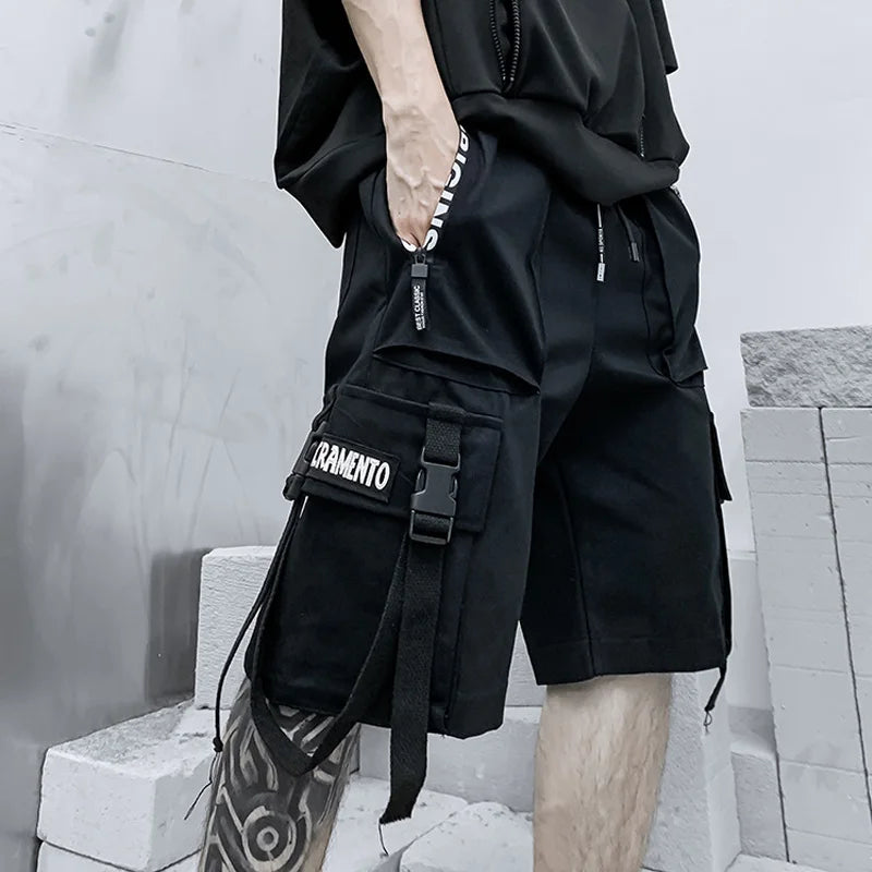 Pantalón Cargo Corto Techwear