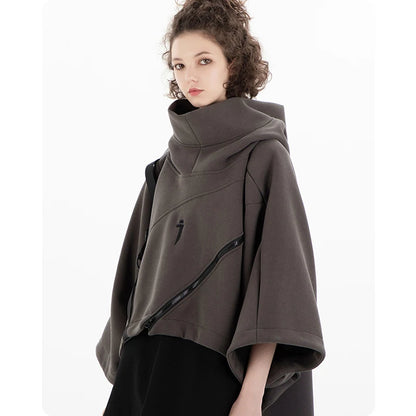 Sudadera Con Cremalleras Techwear