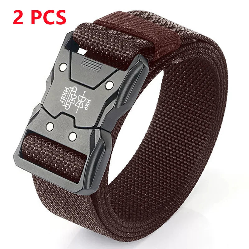 Cinturón Techwear Táctico Multifunción De Nylon Premium