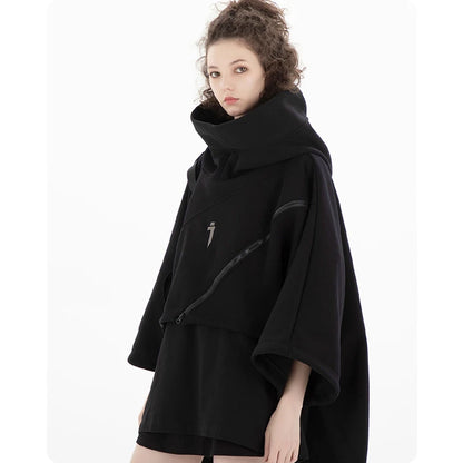 Sudadera Con Cremalleras Techwear