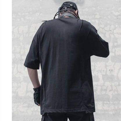 Camiseta Techwear Con Cremalleras