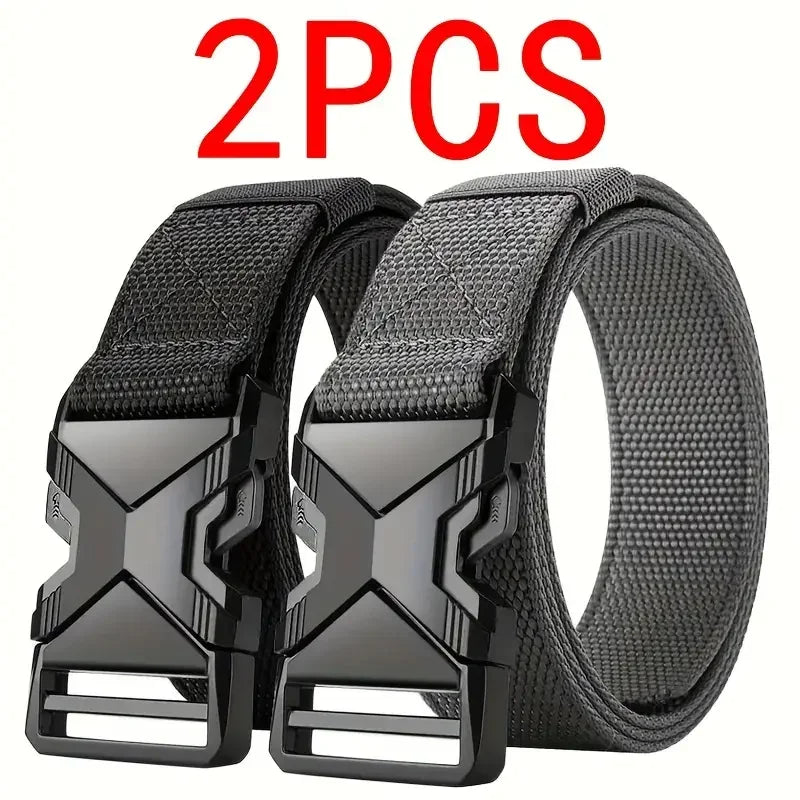 2 Unidades de Cinturón Táctico de Nylon